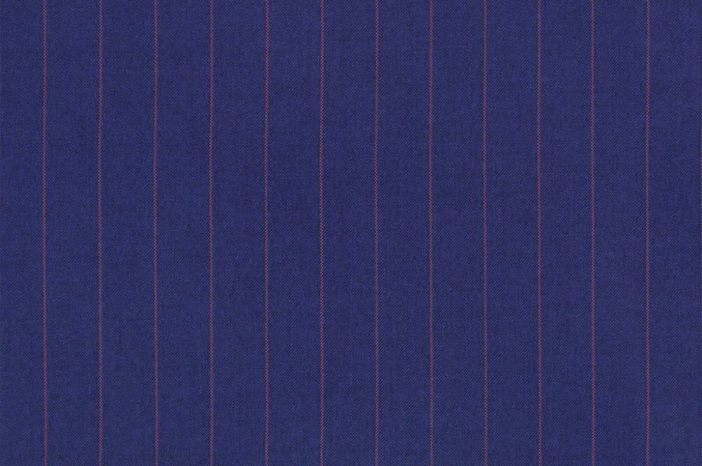 LIGHT NAVY BLUE WITH PINK PINSTRIPES