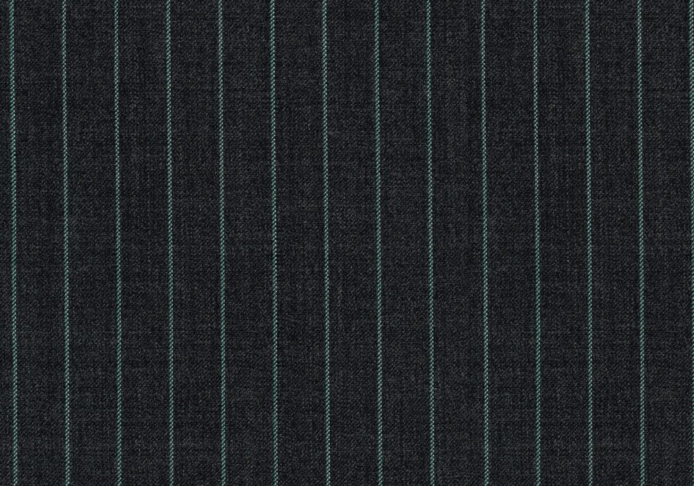 SIGNATURE CHARCOAL WITH GREEN CHALK STRIPE